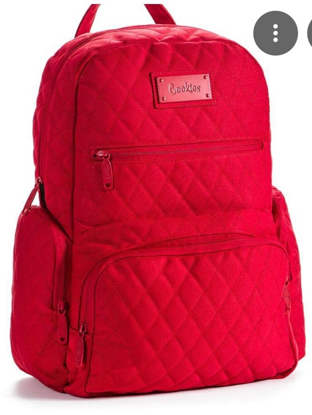 COOKIES V4 Quilted Backpack - Red